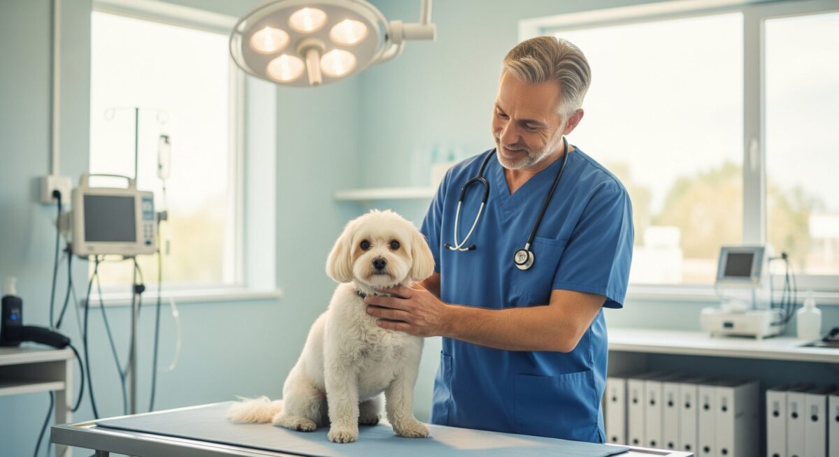 Aqua-acupuncture for reducing canine stress