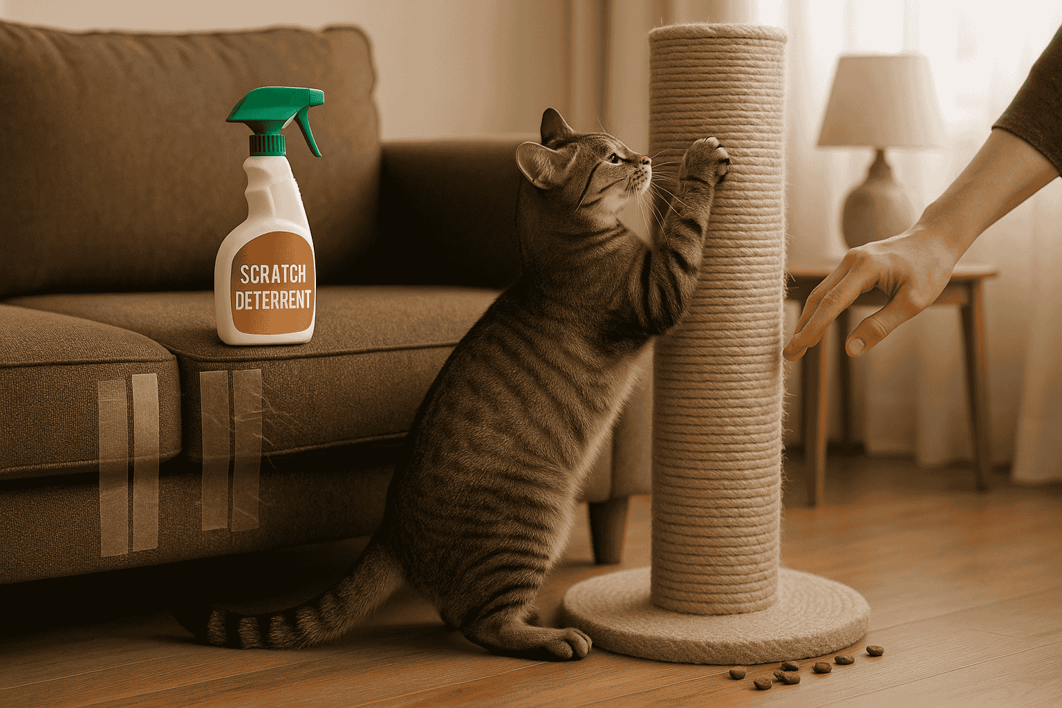 How to Train a Cat to Stop Scratching Furniture