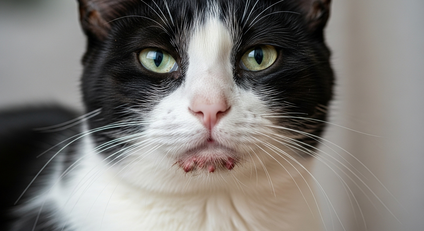 feline acne