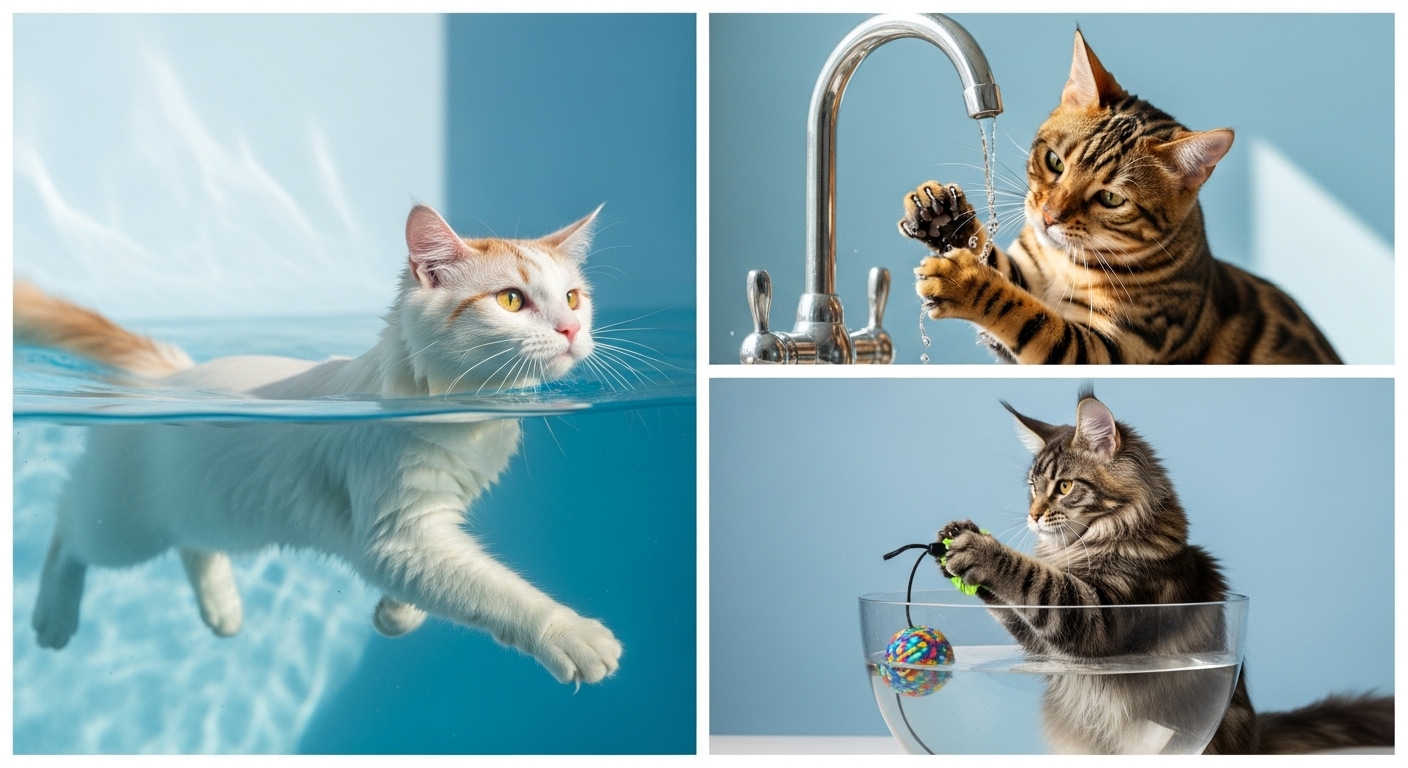 Cat Breeds That Like Water