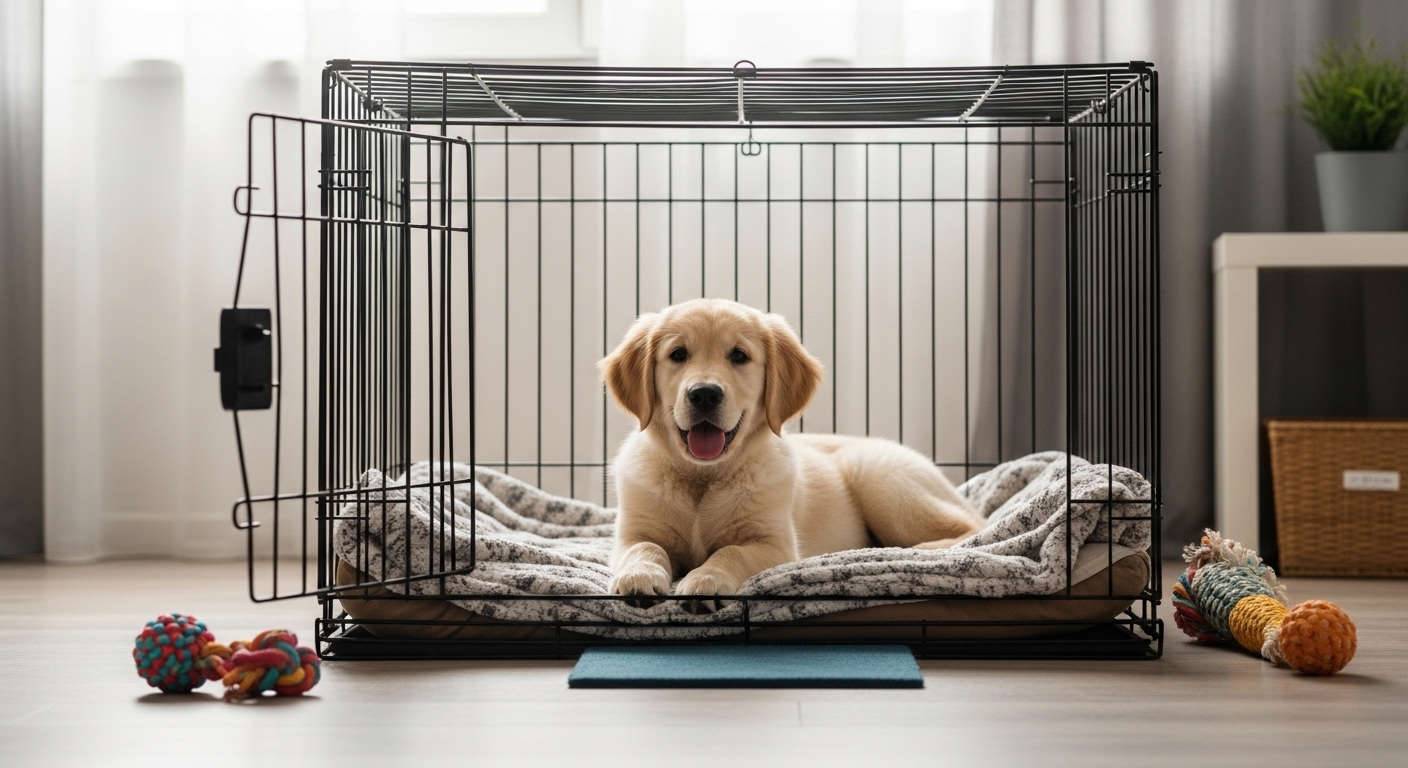 Crate Training Made Easy For Puppies and Adult Dogs