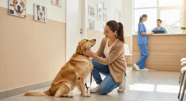 Preparing your dog for a vet visit