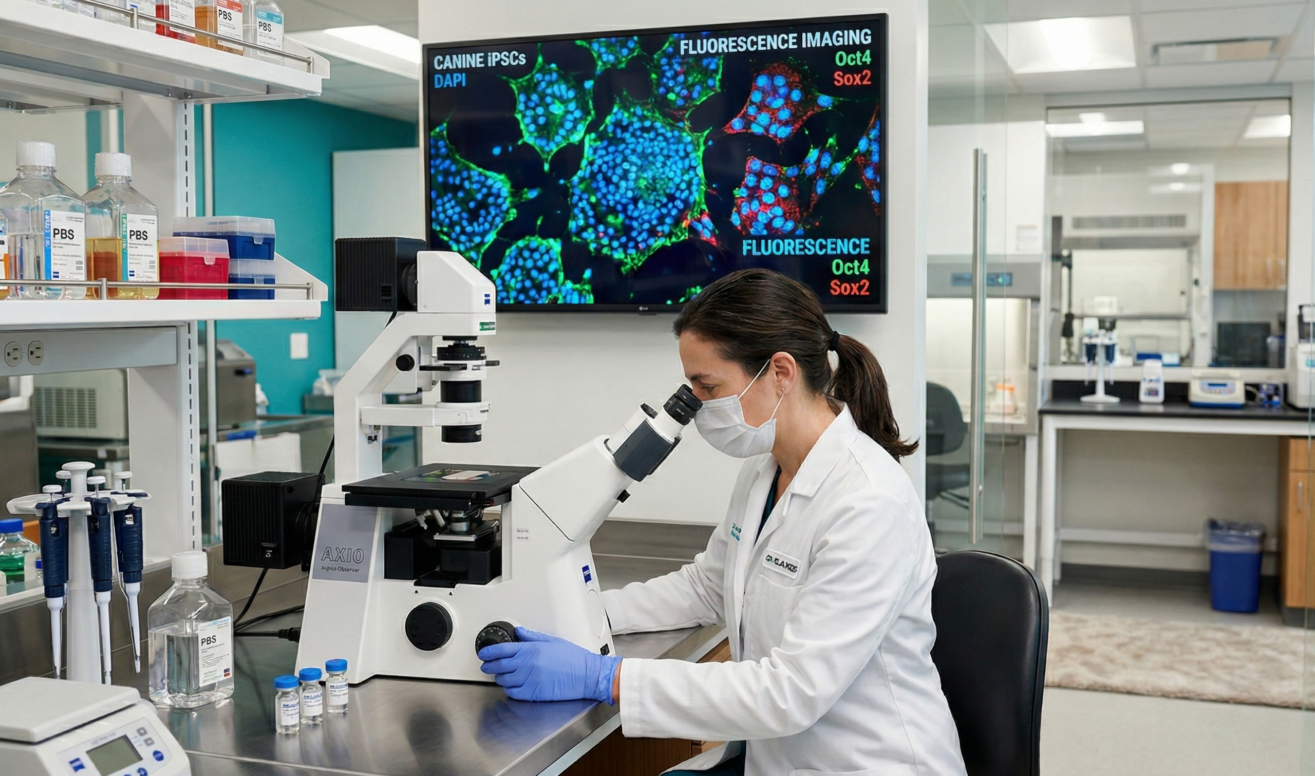 Canine iPSC regenerative therapy