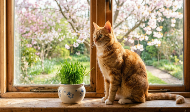 Spring health tips for cats