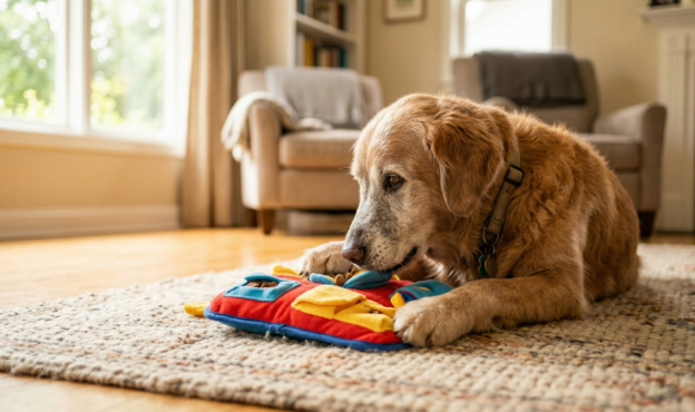 mental stimulation for senior dogs