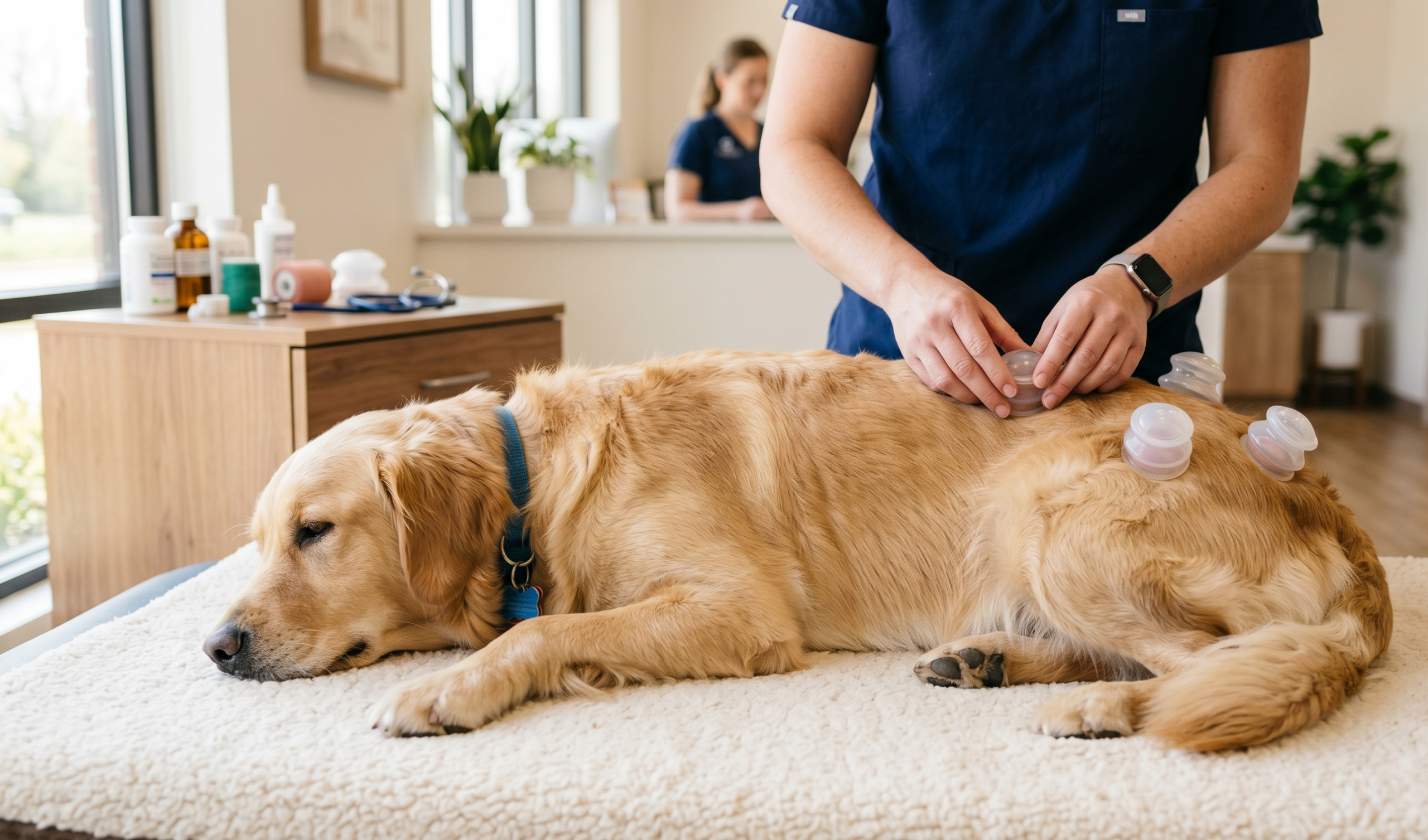 Cupping therapy for dogs