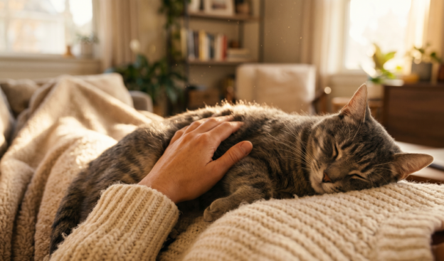 Healing power of cat purring