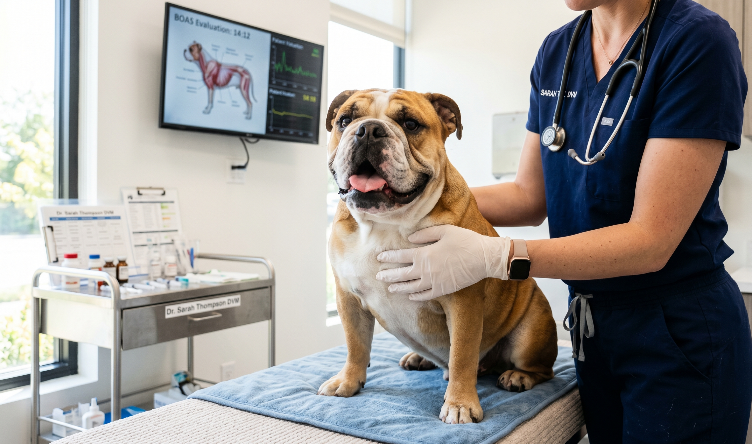 Non-surgical BOAS treatment for bulldogs