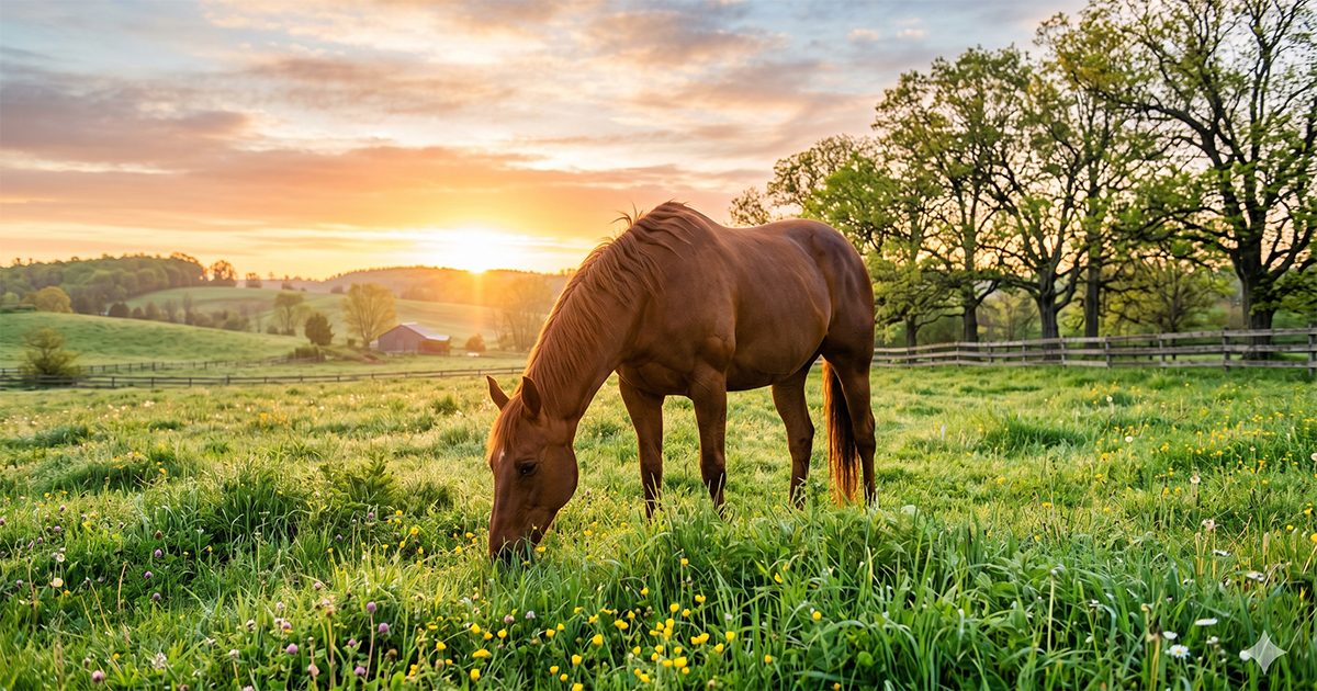 Spring detox for horses