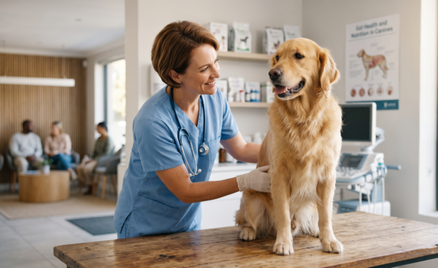 canine gut microbiome research