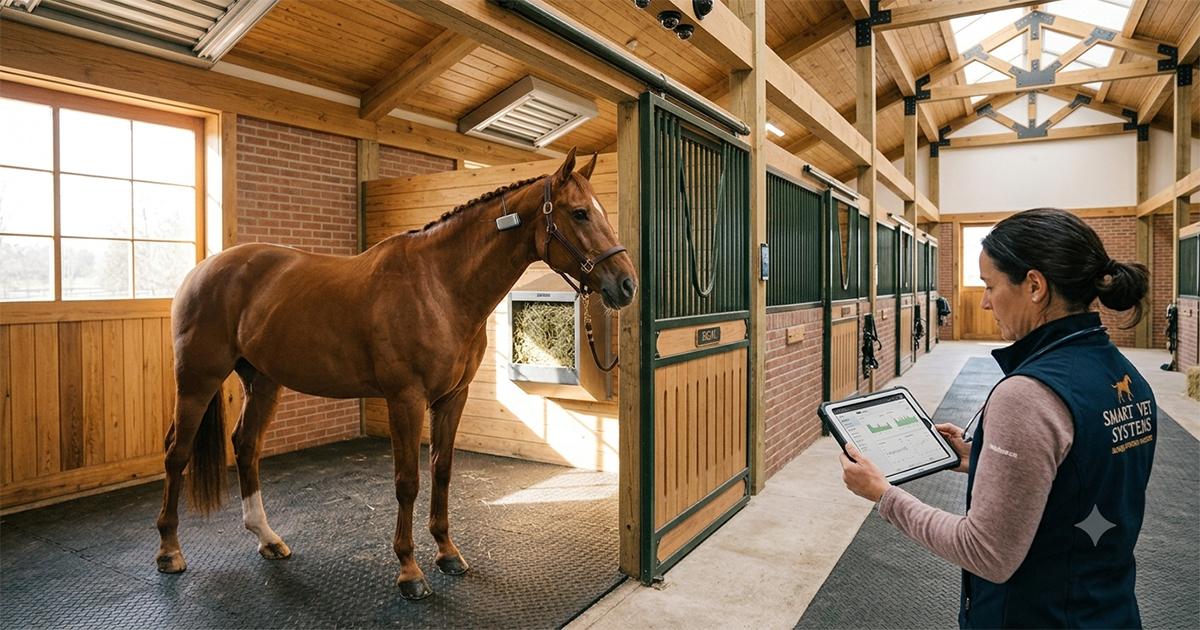 Smart barn technology for horses
