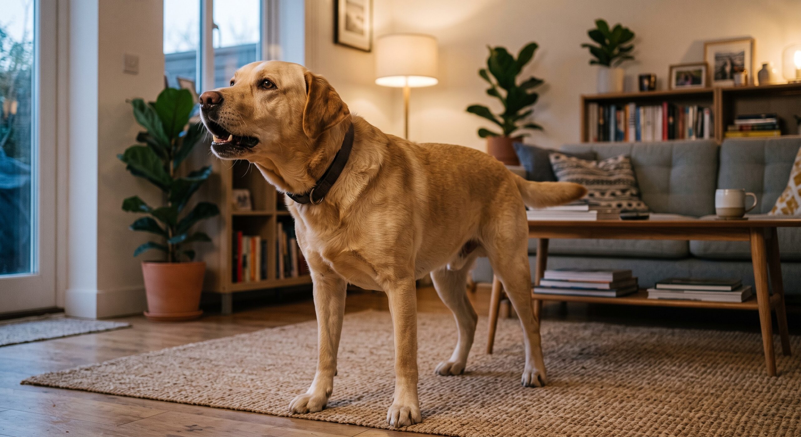 dog sensing danger behaviors