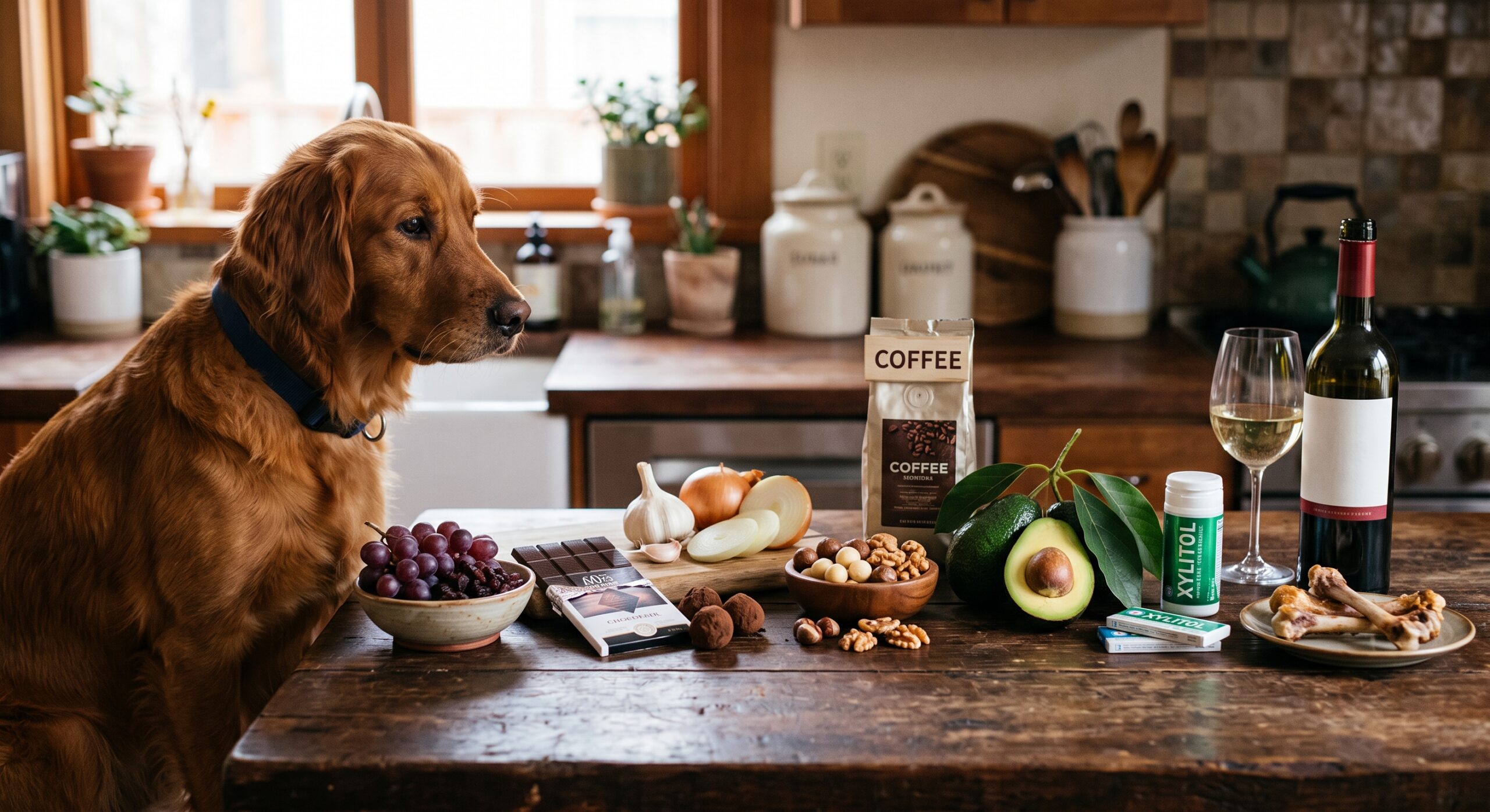 human foods toxic to dogs