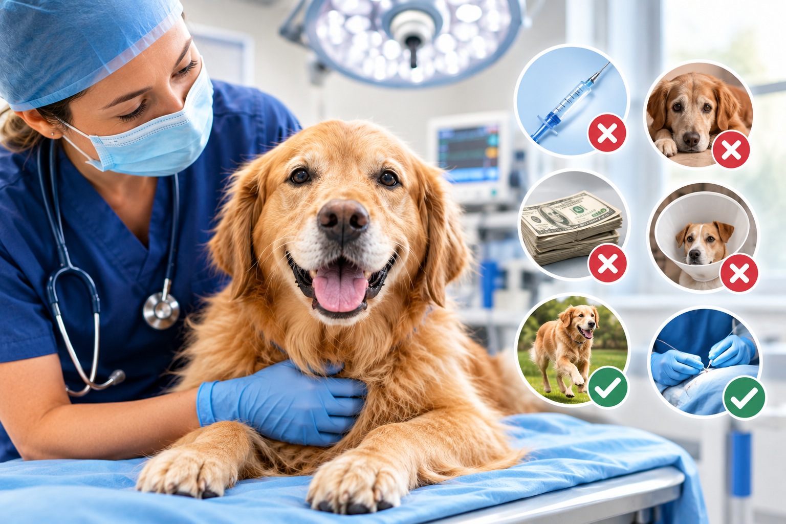 Dog surgery myths people should know.